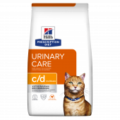Hills Prescription Diet c/d Multicare - диета за котки имащи струвитни, калциево оксалатни и калциево фосфатни уролити 400 гр.